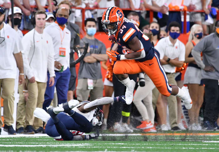 Sean Tucker was a force against Liberty; he is a key reason the Orange defeated the Flames last Friday.